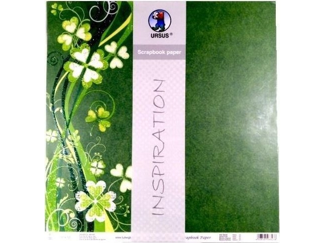 Plant Scrapbooking Paper 5 Sheets