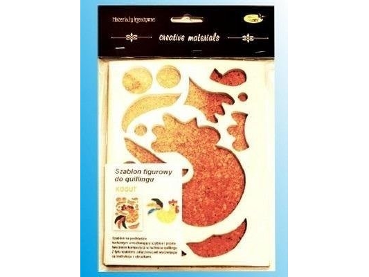 Figure Quilling Skabelon Hane 14,5X19 Cm