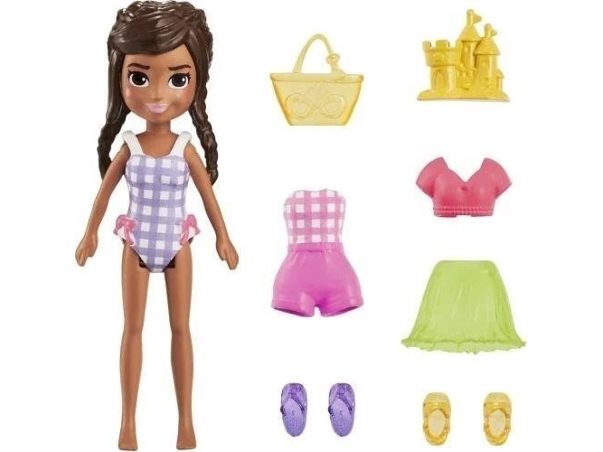 Mattel Polly Pocket Figur Mit Zubehör Jcb21