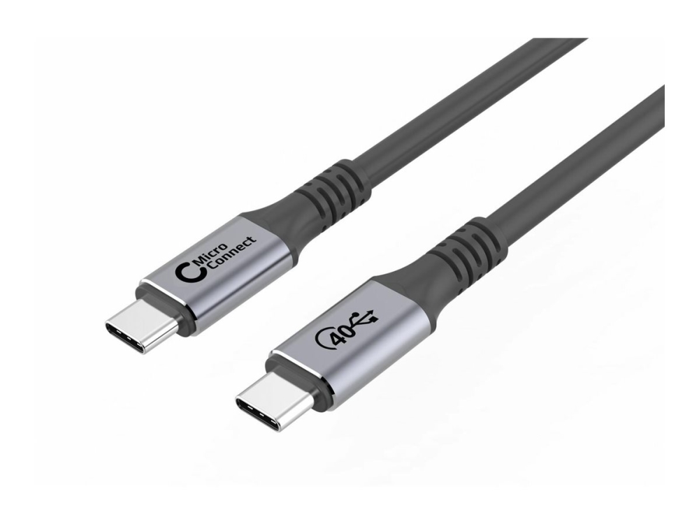 Microconnect Usb4cc025, 0,25 M, Usb C, Usb C, Usb4 Gen 3X2, Schwarz