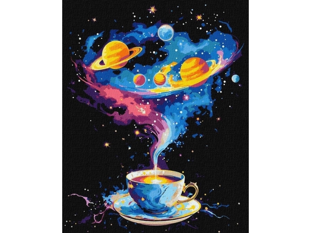 Painting by numbers - Space vortex 40x50cm | Skola & Hobby - Konstmaterial - Dukar | GameStuff