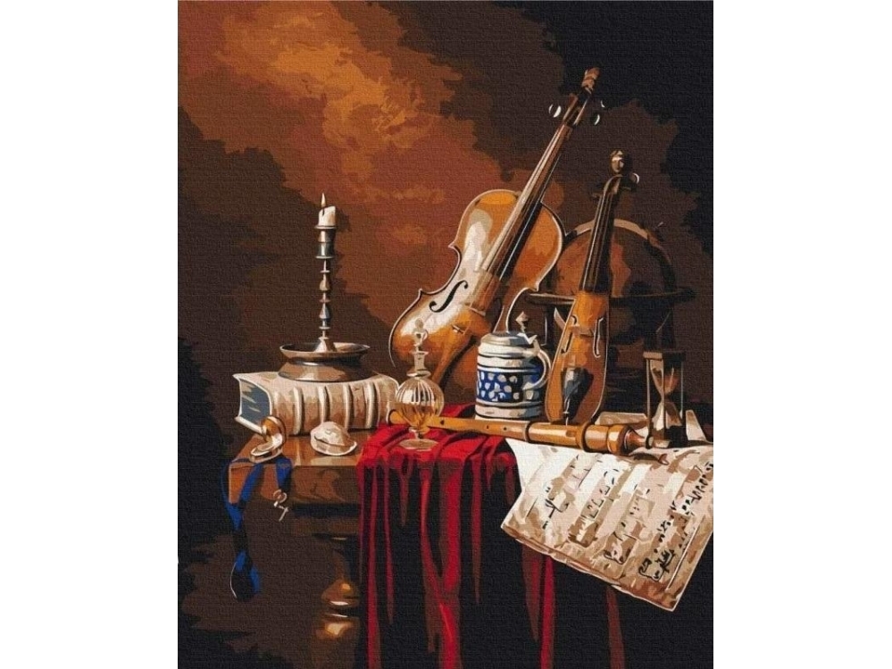 Painting by numbers - World of music 40x50cm