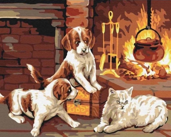 Painting By Numbers - By The Home Fire 40X50