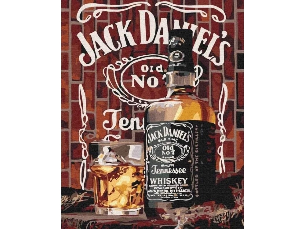 Painting by numbers - In a masculine style 40x50cm | Skola & Hobby - Konstmaterial - Dukar | GameStuff