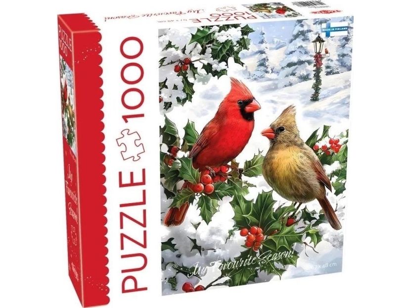 Tactic Puzzle Lovers Birds on Branch 1000 pcs puzzle
