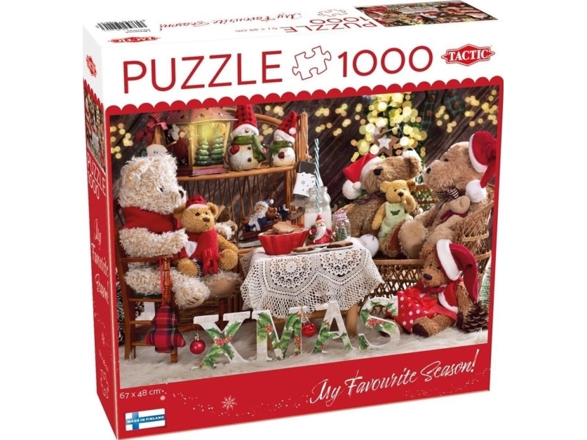 Tactic Puzzle Lovers Teddy Bear Family 1000 Pcs Puzzle