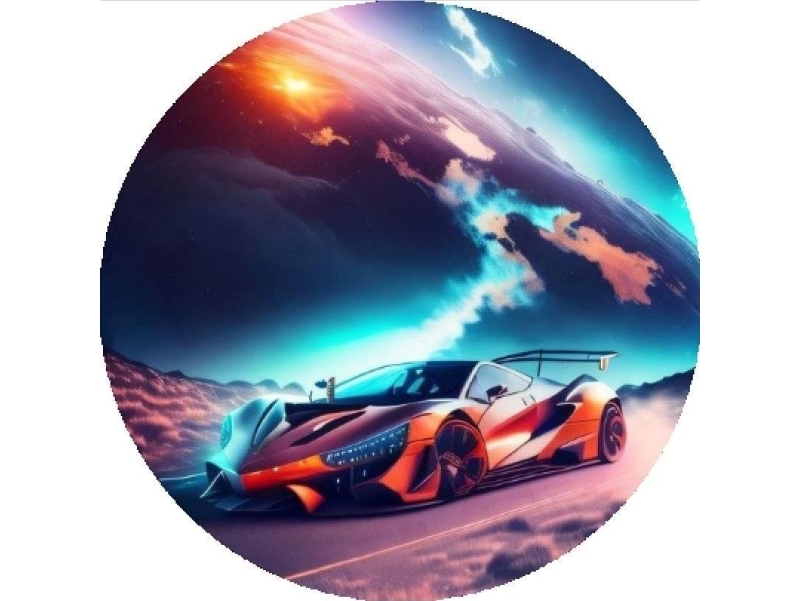 Painting by numbers round - Racing car | Leksaker - Kreativitet - Rittning och målning | GameStuff