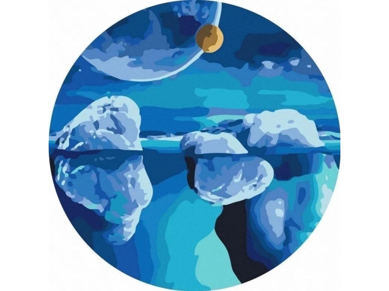 Maalaus numeroiden mukaan -kierros - Jäätiköiden kosmos 40