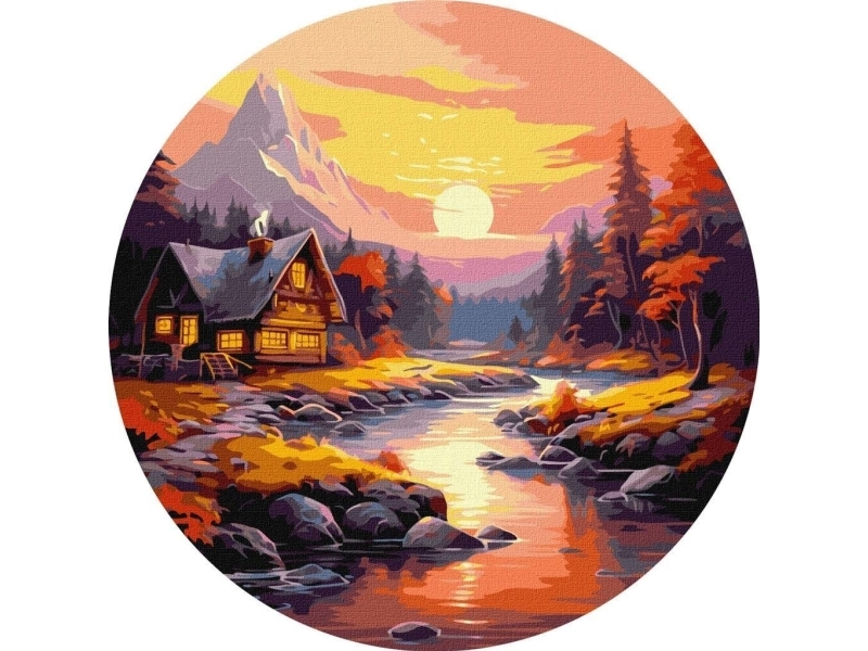 Painting by numbers - Panorama of gritty 39cm