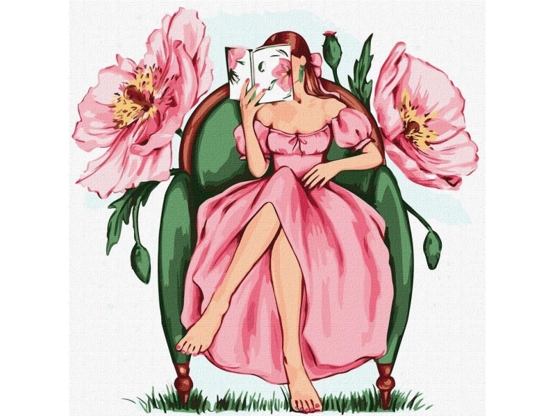 Malen Nach Zahlen - Florale Harmonie 40X40cm