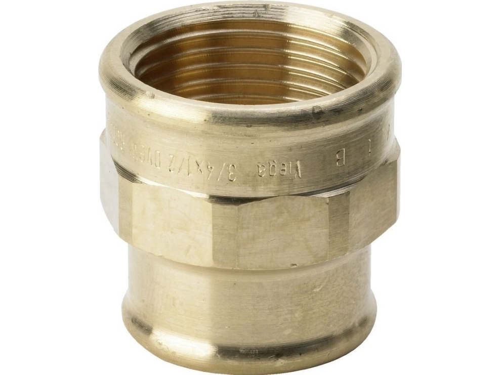 Viega formmuffe 1/2 x 3/8 rødgods | VVS Artiklar - Rör & Kopplingar - Övriga Rör & Kopplingar | GameStuff