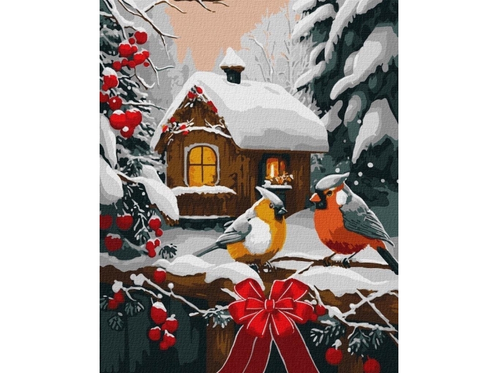 Malen Nach Zahlen - Schneemärchen 40X50cm
