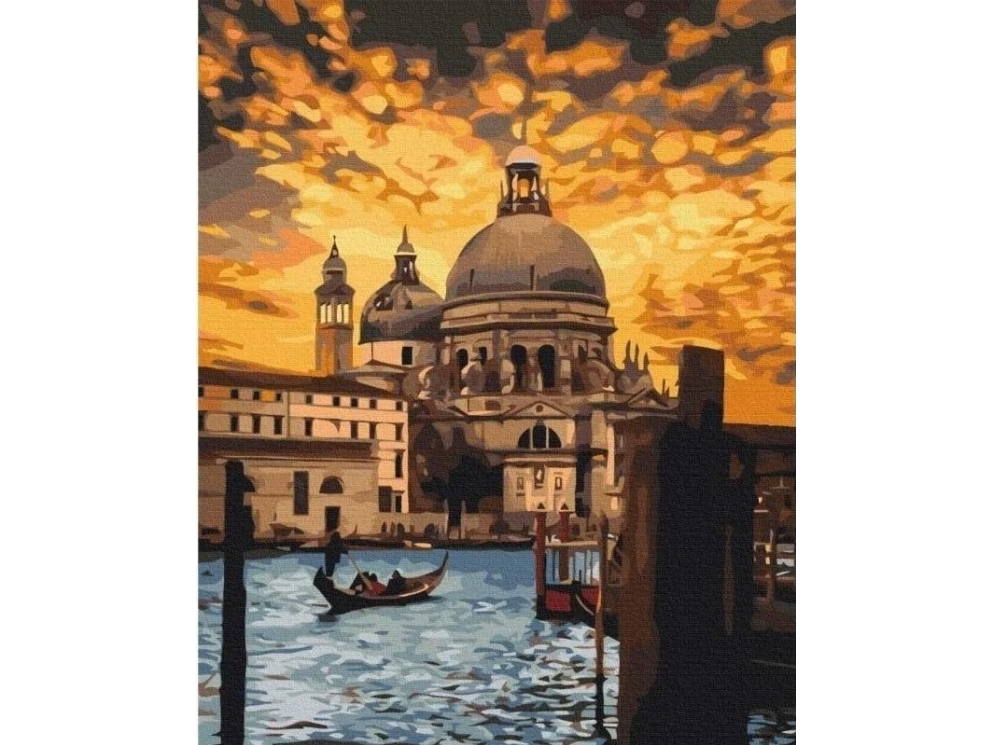 Målning efter nummer - Santa Maria Della 40x50cm | Skola & Hobby - Konstmaterial - Dukar | GameStuff