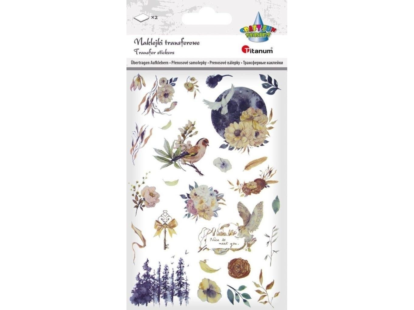 Överföringsklistermärken måne, blommor 2 brädor EDUKAMP | Skola & Hobby - Inomhuslekar - Lekplatsprodukter | GameStuff