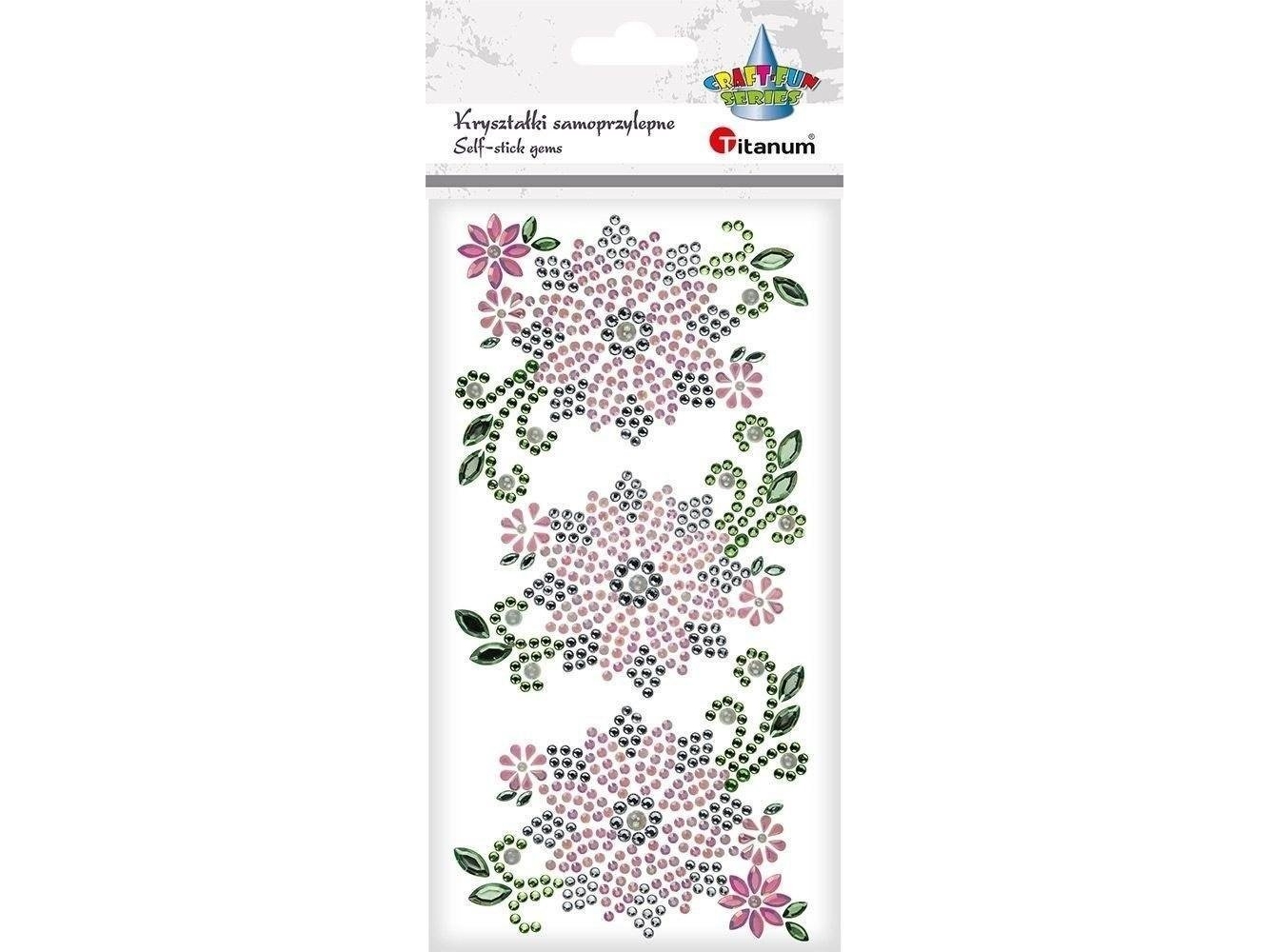 Självhäftande kristaller Blommor 5st EDUKAMP | Leksaker - Kreativitet - Mode och smycken | GameStuff