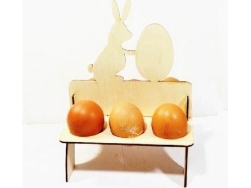 Æggebærer Til 6 Æg Til Dekoration Rabbit Med Æg