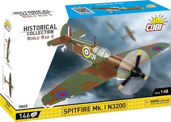 COBI HC WWII Spitfire MK.I N3200 IWM 146kl 5868 | N - A | GameStuff