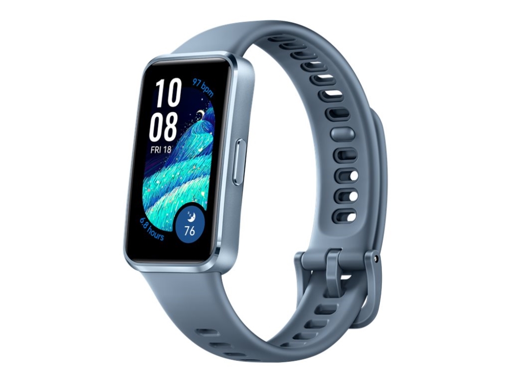 Huawei Band 10 - Aluminiumlegering - aktivitetspårare med rem - fluoroelastomer - handledsstorlek: 120-190 mm - display 1.47 - Bluetooth - 15 g - blå | Sport & Träning - Pulsklockor & Smartwatches - Pulsklockor | GameStuff