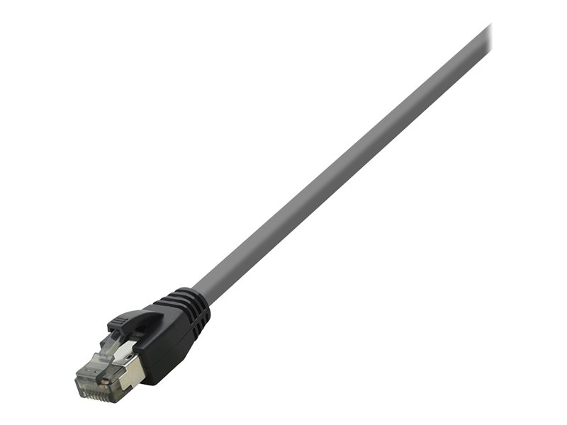 Logilink Premium - Patchkabel - Rj-45 (Han) Til Rj-45 (Han) - 1 M - Sftp, Pimf - Cat 8.1 - Booted, Halogenfri, Rund - Lysegrå, Ral 7035