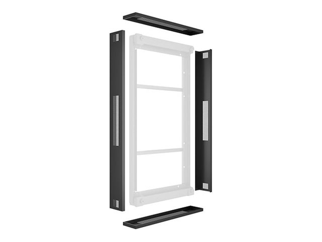 Multibrackets M Oh46 - Komponenter Til Montering (Ramme) - Lavprofil - For Digital Skiltning Lcd-Panel - Sort - Skærmstørrelse: 46" - Monteringsgræns
