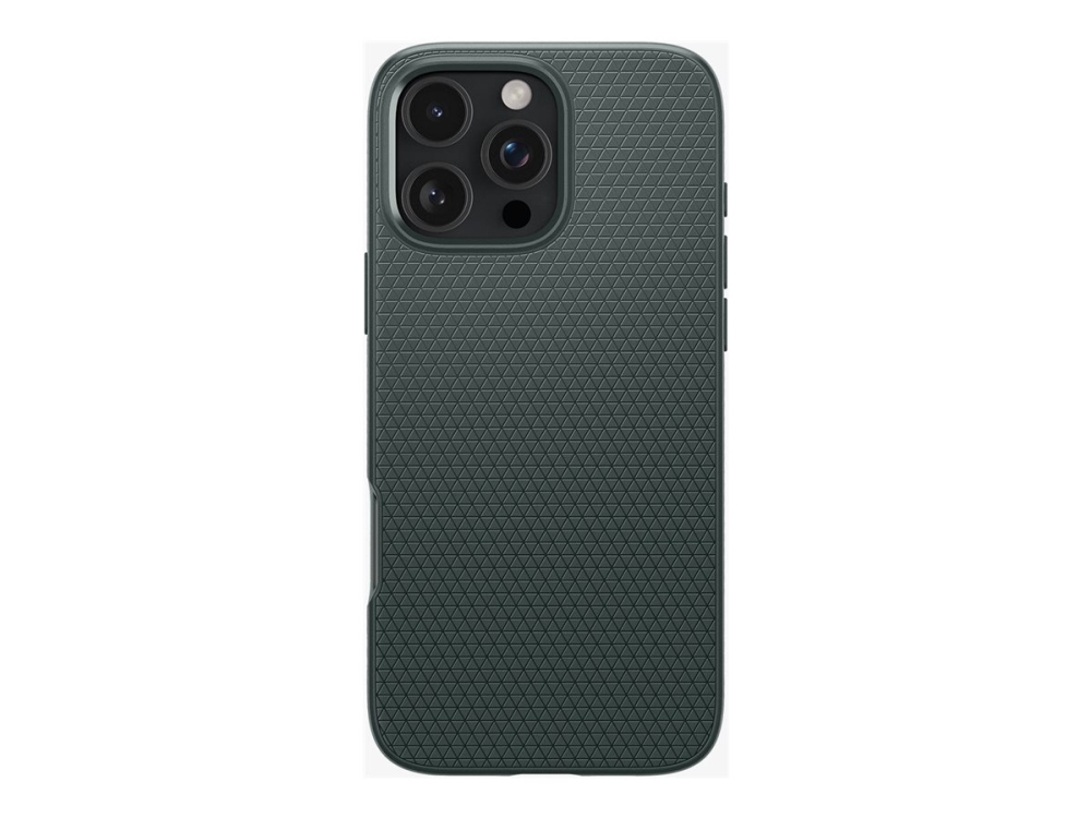 Spigen Liquid Air - Bagsidecover Til Mobiltelefon - Termoplastisk Polyuretan (Tpu) - Afgrundsgrøn - For Apple Iphone 16 Pro