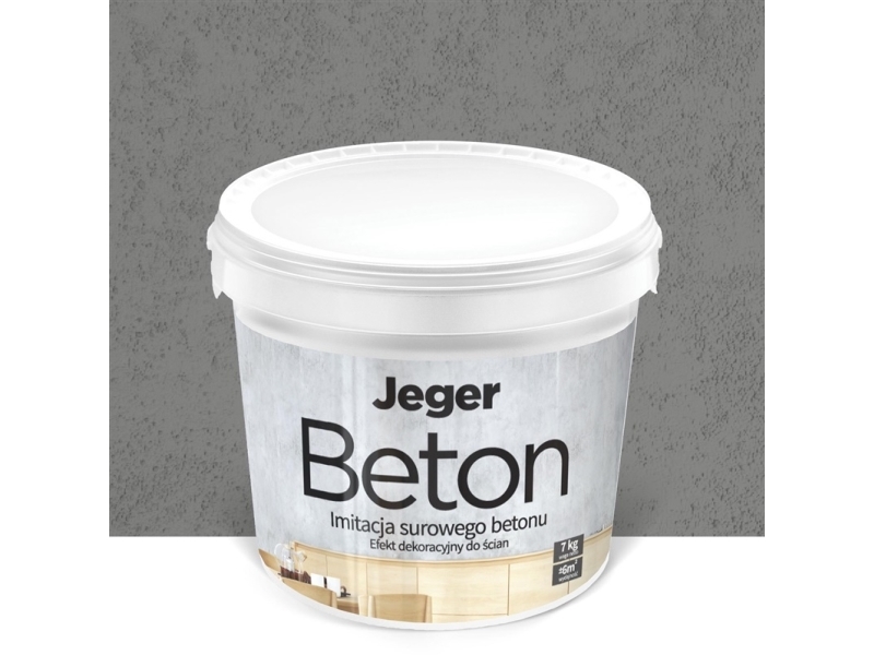 Jeger Beton - dekorativ spartelmasse 7 kg