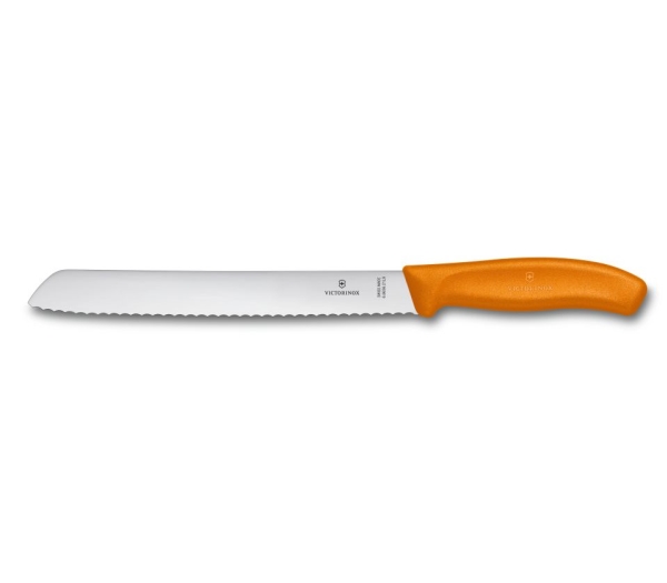 Victorinox SwissClassic - Rostfritt stål - Plast - Orange - Rostfritt stål (6.8636.21L9B) | Köksutrustning - Knivar och brynstål - Brödknivar | GameStuff