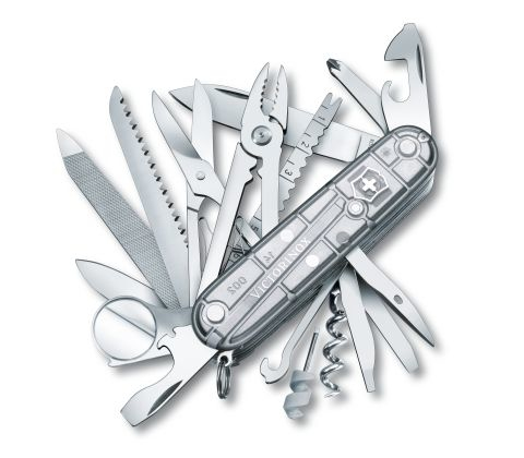 Victorinox SwissChamp, Fällkniv av slipjoint-modell, Kniv med flera verktyg, Clip point, Rostfritt stål, ABS synthetics, 33 verktyg | Verktyg & Verkstad - Handverktyg - Knivar | GameStuff