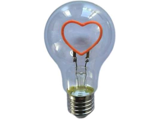 Synergy 21 LED Retrofit E40 Deco Bulb A68Heart rechargeable