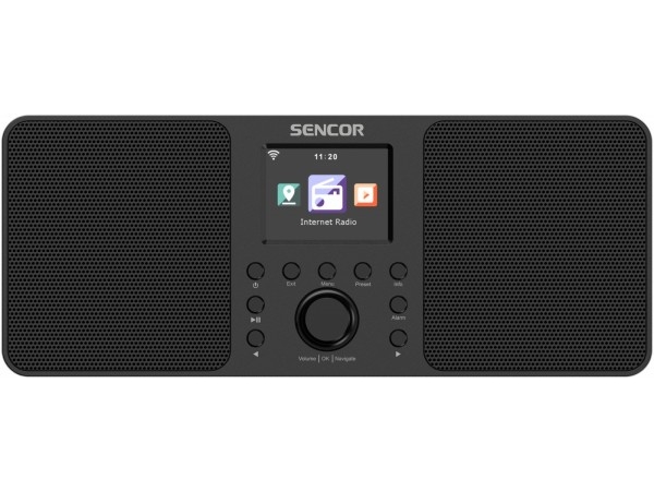 Sencor Internet Radio 2X10w,Wifi,Fm,Dab+,Usb, Lcd Höhe