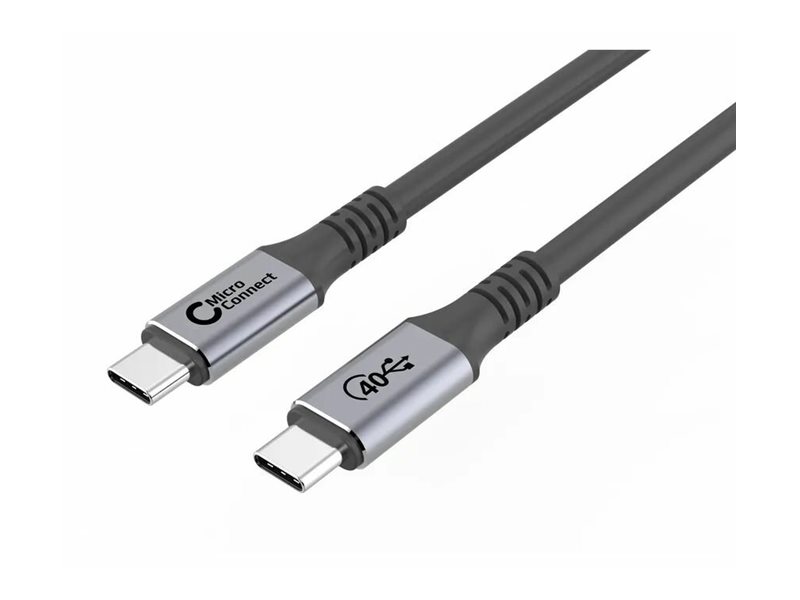 Microconnect - Usb-Kabel - 24 Pin Usb-C (Han) Lige Til 24 Pin Usb-C (Han) Lige - Usb4 Gen3x2 - 20 V - 5 A - 3 M - Usb Power Delivery (100 W), 8K60 Hz