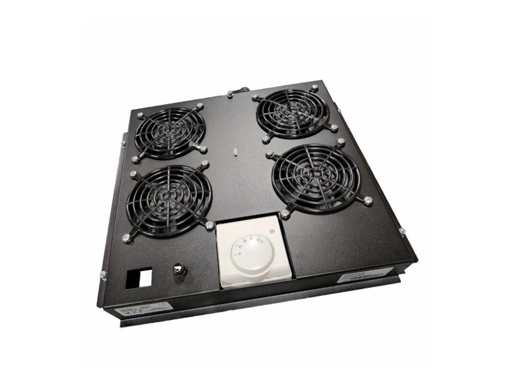 Lanview Lvr248034-Uk, Lüfterschublade, Eingebauter Ventilator, 144,4 M³/H, Stahl, Schwarz, 1 Stück(E)