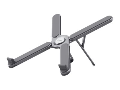 Trust Macy Klappbarer Laptop-Ständer Aus Aluminium, Laptop- & Tablet-Ständer, Aluminium, Grau, Aluminium, Gummi, 43,9 Cm (17.3"), 20 Kg, 23 Mm
