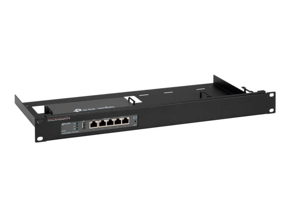 Rackmount.IT RM-OM-T1 - Monteringspakke for netværksudstyr - stativmonterbar - jet black - 1U - 19 - for P/N: AC-BP3-BLK