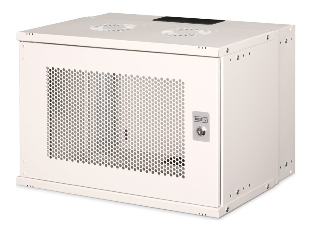 Digitus SOHO PRO Series - Skåp - 540 x 400 mm (BxD) - väggmontering - RAL 7035, ljusgrå - 7U - 19 | Datorer & Surfplattor - Rackkabinetter - Rackkabinett | GameStuff
