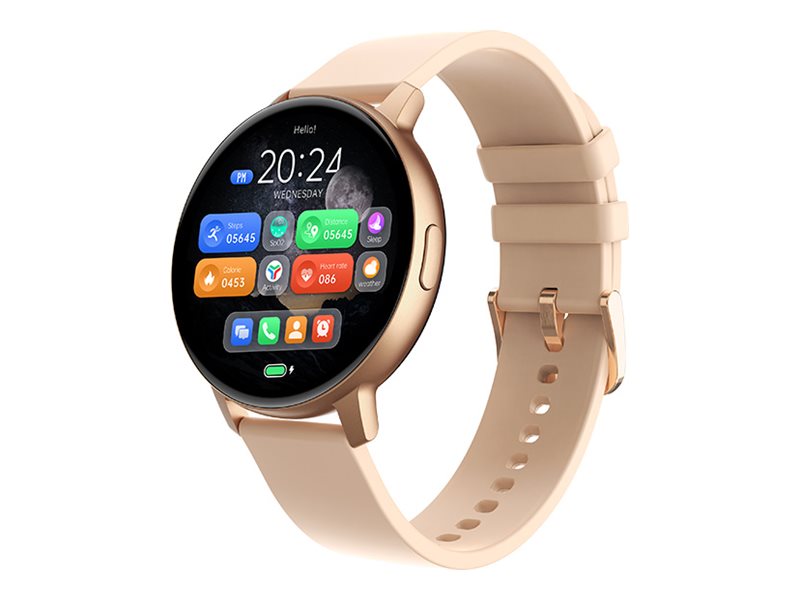 Tracer Smw9a Spark Smart Ur Med Rem Pink Håndledsstørrelse: 155 235 Mm Display 1.43  " Bluetooth 48 G