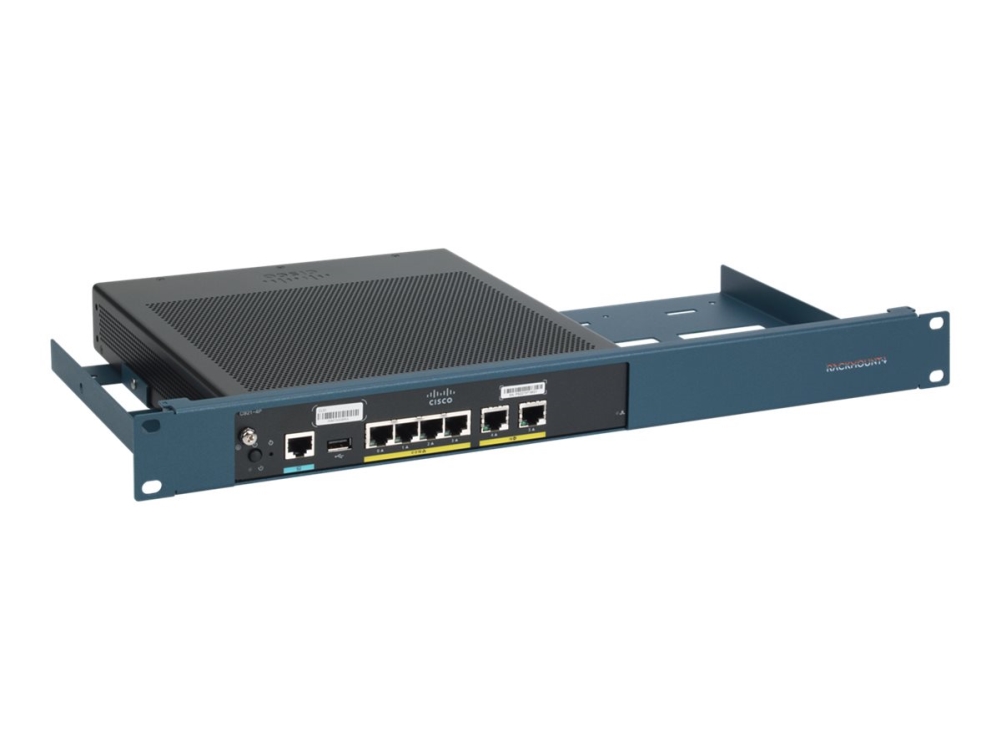 Rackmount.IT RM-CI-T19 - Monteringspakke for netværksudstyr - stativmonterbar - cisco metallisk blå - 1U - 19
