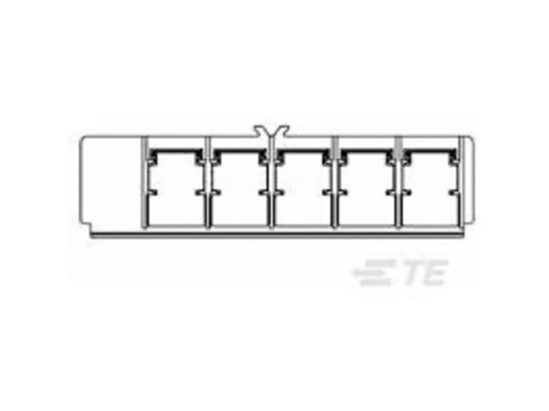 Te Connectivity Liste Der Einbaudurchführungen (Standard) 787613-1 1 Stück Tray