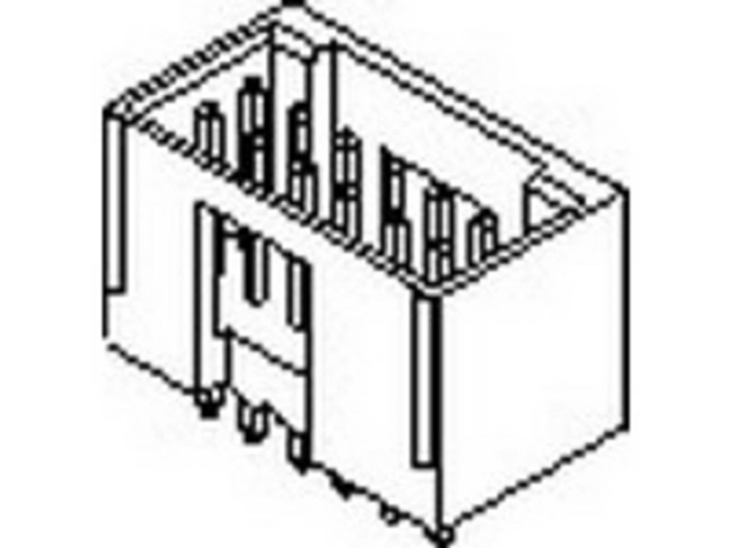 Molex Indbygningsstiftliste (standard) 15-41-7024 1 stk