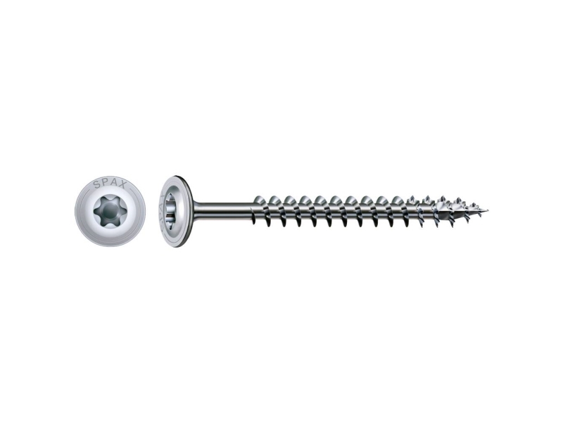 Spax Hi.Force, 8 X 50 Mm, 50 Stück, Vollgewinde, Tellerkopf, T-Star Plus T40, 4Cut, Wirox - 0251720800505