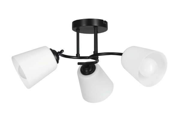 Activejet Pendellampe Aje-Alma 3P E27 3X40w, 3 Pære(R ), E27, Ip20, Sort