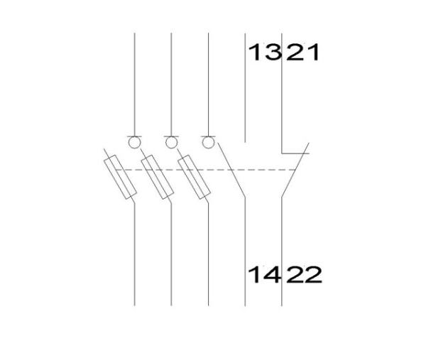Siemens Sicherungslasttrennschalter 3Np5, Ip00
