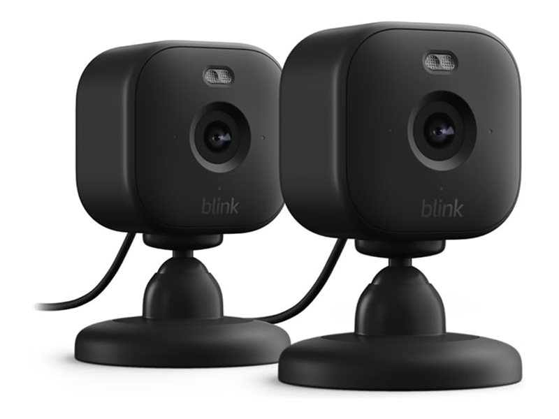Blink Mini 2 - Netværksovervågningskamera - Udendørs - Vejrfast - Farve (Dag/Nat) - 1920 X 1080 - 1080P - Audio (Pakke Med 2)