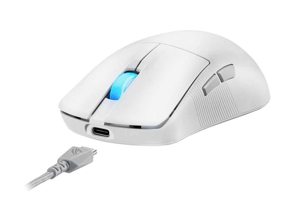 Asus Rog Harpe Ace Mini - Mus - Ergonomisk - Højre- Og Venstrehåndet - Optisk - 5 Knapper - Kablet, Trådløs - Usb 2.0, Bluetooth 5.1, 2.4 Ghz - Usb R