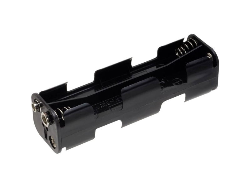 Tru Components Bh-382B Batteriehalter 8 R6 (Aa) Druckknopfanschluss