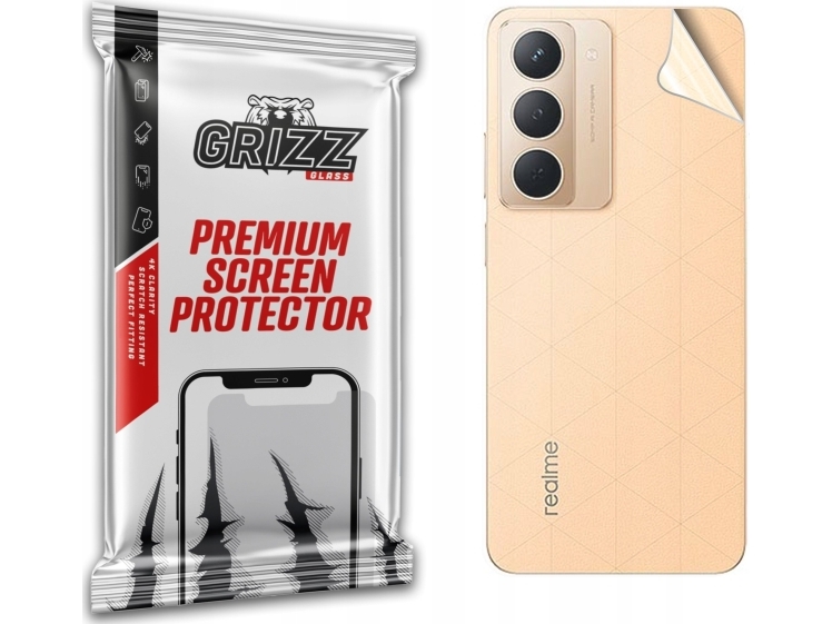Grizzglass Folie Til Bagsiden Satinskin Til Realme P3x