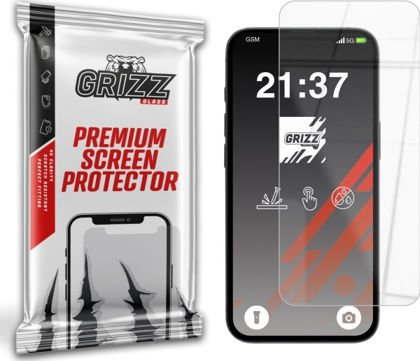 Grizzglass Szkło Hybrydowe Hybridglass Do Apple Iphone 16E