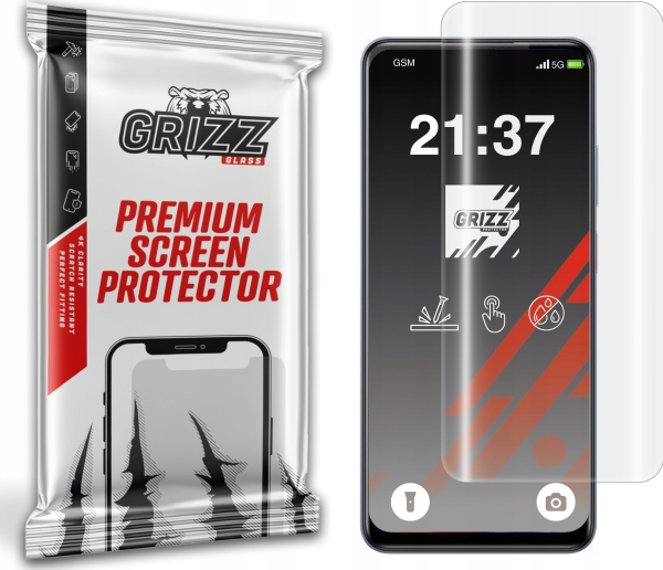 Grizzglass Hydrogel-Skærm Grizzglass Hydrofilm Til Zte Blade V70 Max