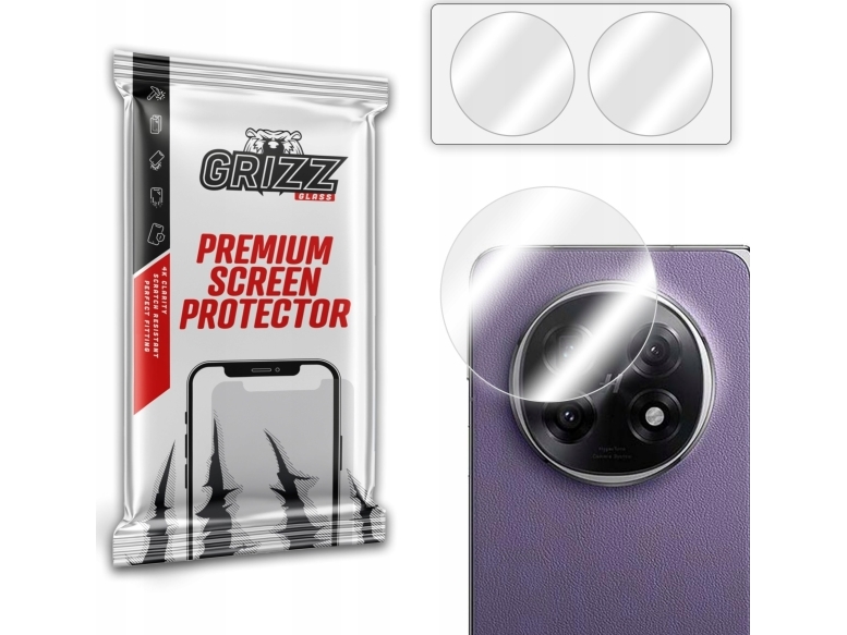 Grizzglass Hybridglass Kameraband Für Oppo Find N5 [2Er-Pack]
