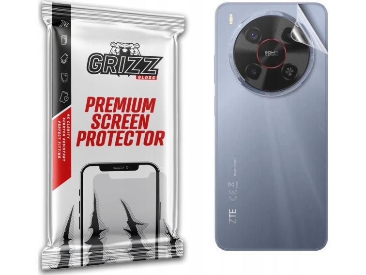 Grizzglass Folie Til Bagsiden Grizzglass Satinskin Til Zte Blade V70 Max